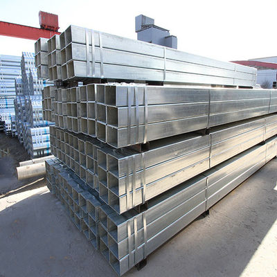 Good price Pipe carrée en acier galvanisé revêtu de zinc pour l'industrie Z100 Z120 Z150 Z200 10*2*6000mm en ligne