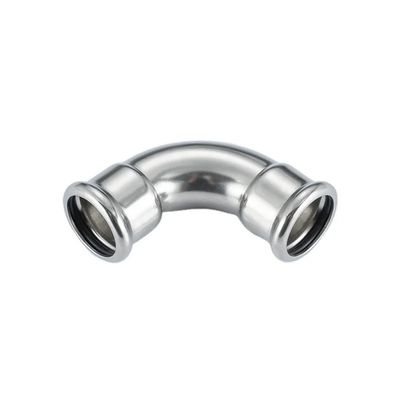 Good price 316L 304L 304 M Profil Pipe de presse en acier inoxydable 45 degrés coude DVGW W534 en ligne